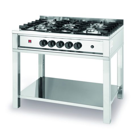 Hendi 225806 Gas cooker - 5 burners, open frame