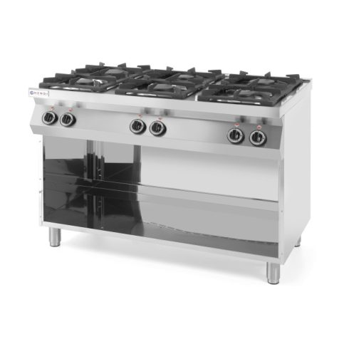 Hendi 226094 Gas cooker 6-burner open stand