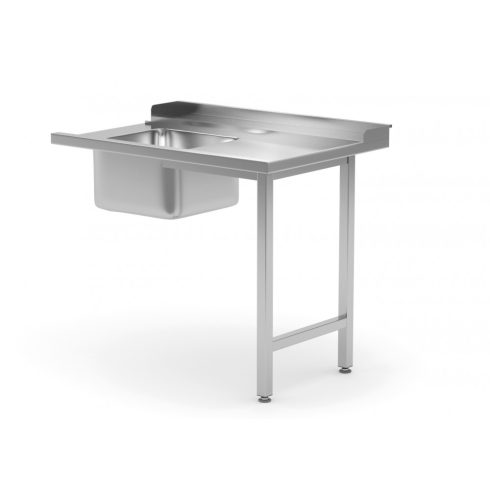 Hendi 231791 Loading table with sink for dishwasher (right side)