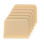 Hendi 554364 Dough scrapers rectangular – set of 6 pcs