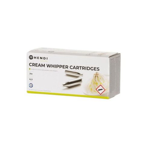 Hendi 588215 Cream whipper chargers, 24 pcs/pack