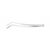 Hendi 680186 Tweezer, curved, with profiled handle