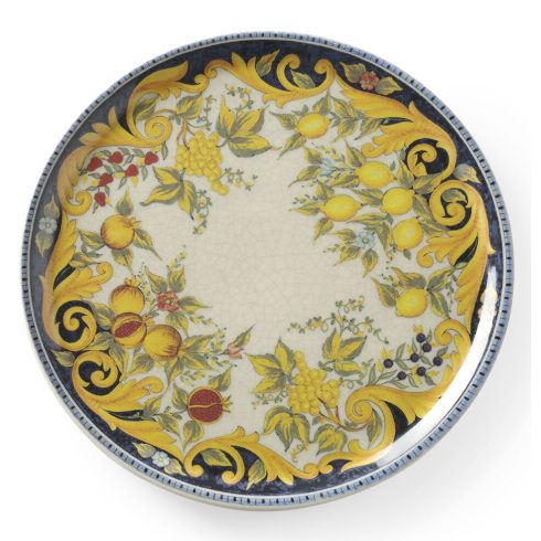 Hendi 768792 Pizzatányér, porcelán, barocco, 31 cm