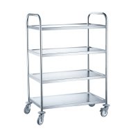 Hendi 810118 Serving trolley with 4 shelves