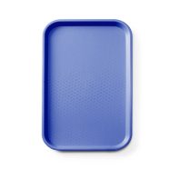   Polypropylene fast food tray GN 1/1, AmerBox, GN 1/1, Blue, 530x325x(H)20mm, Rectangular