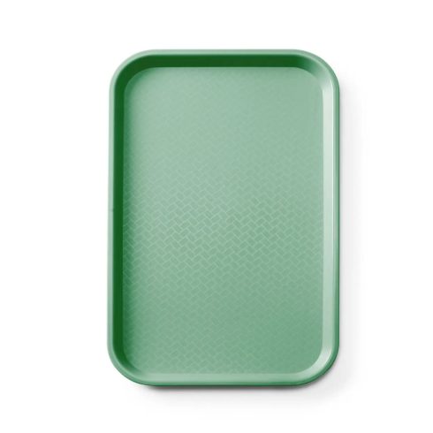 Polypropylene fast food tray GN 1/1, AmerBox, GN 1/1, Green, 530x325x(H)20mm, Rectangular