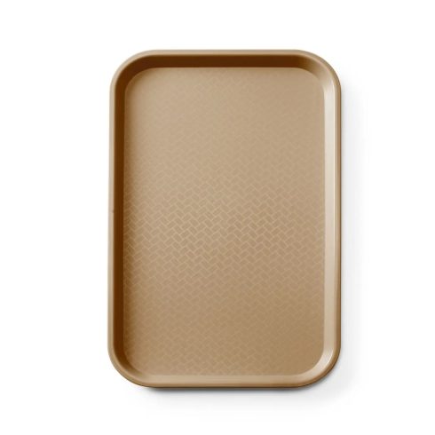 Polypropylene fast food tray GN 1/1, AmerBox, GN 1/1, Brown, 530x325x(H)20mm, Rectangular